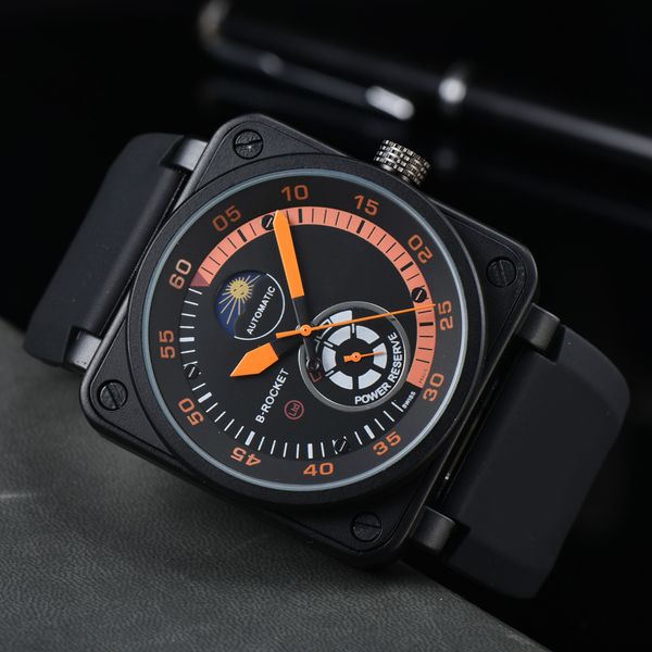 2023 men automatic mechanical wristwatches bell brown leather watch black ross rubber watches wristwatch men luxury fashion watch wristwatch, Slivery;golden
2023 men automatic mechanical wristwatches bell brown leather watch black ross rubber watches wristwatch men luxury fashion watch wristwatch, Slivery;golden