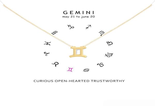minimalism 12 constellation gemini necklaces for women zodiac gold sliver chains necklace valentine039s gifts fashion jewelry2261424, Silver
minimalism 12 constellation gemini necklaces for women zodiac gold sliver chains necklace valentine039s gifts fashion jewelry2261424, Silver