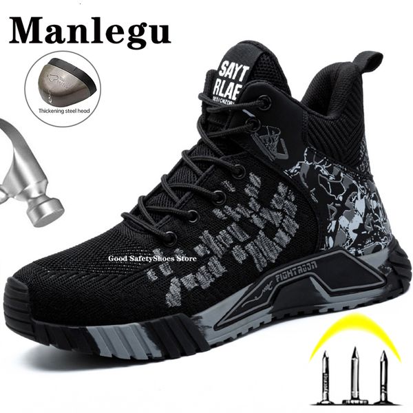 safety shoes steel toe work boots men indestructible punctu proof sneakers lightweight security 230718, Black;brown
safety shoes steel toe work boots men indestructible punctu proof sneakers lightweight security 230718, Black;brown