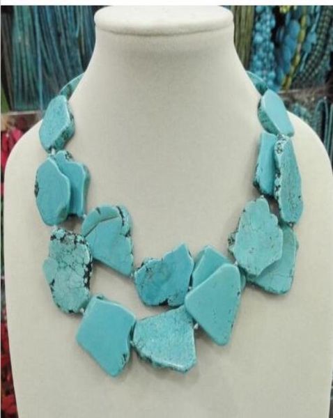 new arrive turquoise slice stone choker necklace handmade woman gift 2 layer4992113, Black
new arrive turquoise slice stone choker necklace handmade woman gift 2 layer4992113, Black