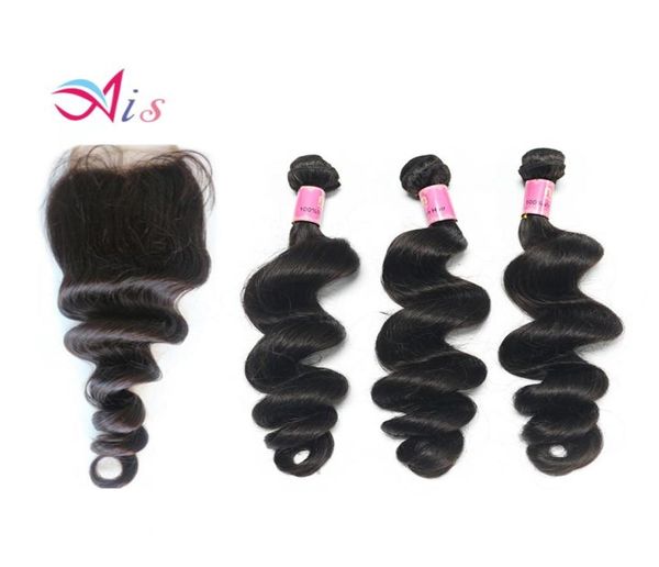 new style brazilian indian malaysian peruvian human hair 3 bundles loose wave hair weave with a lace closure6036841, Black
new style brazilian indian malaysian peruvian human hair 3 bundles loose wave hair weave with a lace closure6036841, Black
