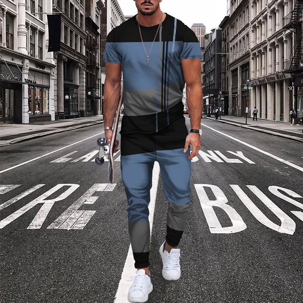 men's tracksuits summer men's trousers tracksuit set sportwear 3d print stripe short sleeve 230719, Gray
men's tracksuits summer men's trousers tracksuit set sportwear 3d print stripe short sleeve 230719, Gray