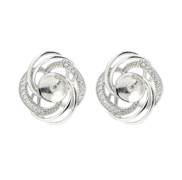 pearl earring settings gorgeous design 925 sterling silver cubic zirconia floral stud earring mounting 5 pairs2936059, Slivery;crystal
pearl earring settings gorgeous design 925 sterling silver cubic zirconia floral stud earring mounting 5 pairs2936059, Slivery;crystal