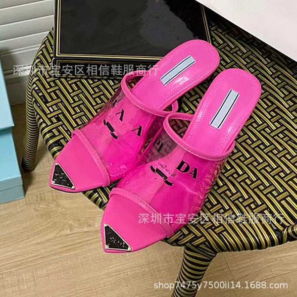 slides slipper sandals designer shoes triangle transparent one word with high heel slippers women's 2023 summer new pointed toe open to, Black
slides slipper sandals designer shoes triangle transparent one word with high heel slippers women's 2023 summer new pointed toe open to, Black