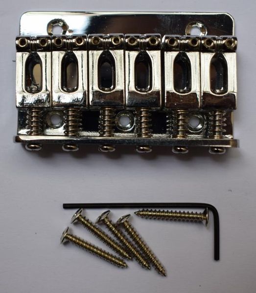 65mm chrome 6 saddle hardtail guitar bridge load perfect for electric guitar 6538512
65mm chrome 6 saddle hardtail guitar bridge load perfect for electric guitar 6538512