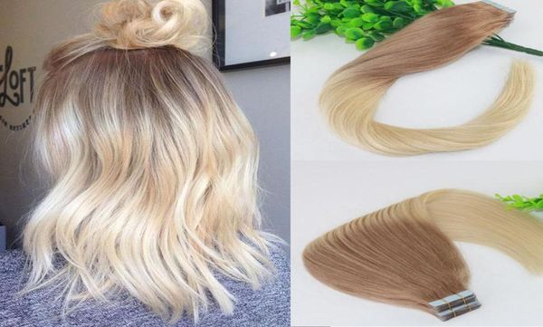 two tone tape in human hair extensions 18613 ombre blonde seamless brazilian virgin human hair skin weft slik straight100g 40pcs1510465, Black
two tone tape in human hair extensions 18613 ombre blonde seamless brazilian virgin human hair skin weft slik straight100g 40pcs1510465, Black