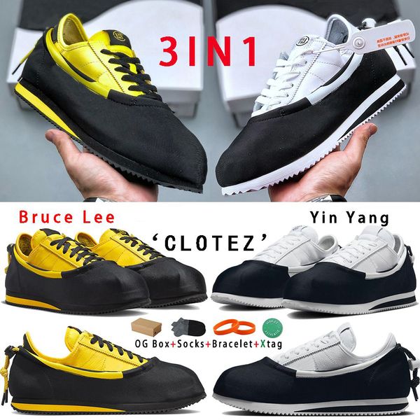 with box clot sp clotez designer shoes edison chen bruce lee yin yang 3 in 1 fashion sneakers for men women genuine leather loafers lace-up, Black
with box clot sp clotez designer shoes edison chen bruce lee yin yang 3 in 1 fashion sneakers for men women genuine leather loafers lace-up, Black