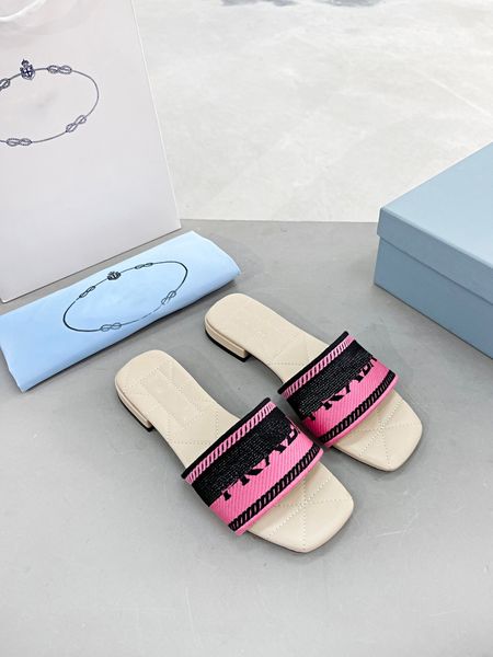 designer embroidered fabric slides slippers sandals multicolor quilted nappa leather sabots mules women low heel sandal summer airdunk flat, Black
designer embroidered fabric slides slippers sandals multicolor quilted nappa leather sabots mules women low heel sandal summer airdunk flat, Black