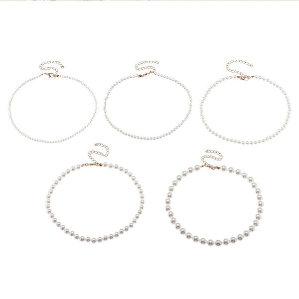 handmade vintage imitation pearl choker necklaces chain goth collar for women fashion charm party wedding jewelry gift, Golden;silver
handmade vintage imitation pearl choker necklaces chain goth collar for women fashion charm party wedding jewelry gift, Golden;silver