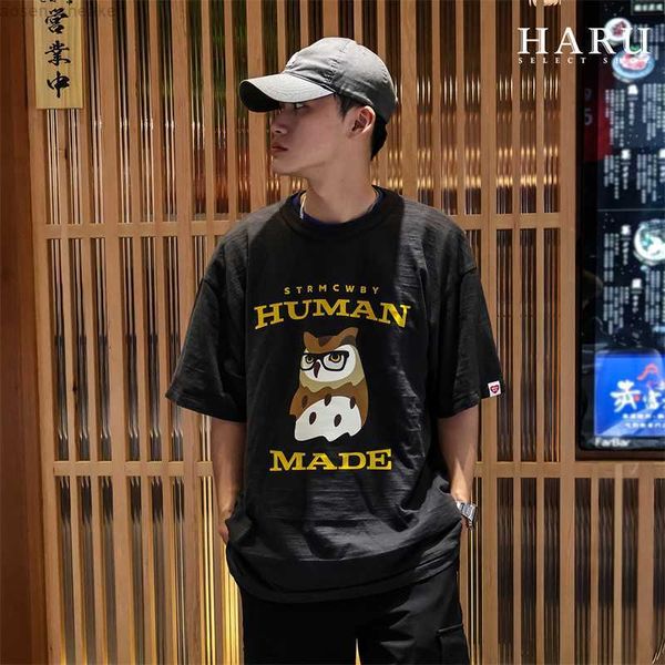 summer human made cartoon owl printing t-shirt men women human made dryalls t shirt cotton tees, White;black
summer human made cartoon owl printing t-shirt men women human made dryalls t shirt cotton tees, White;black