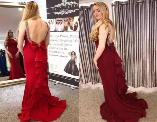 open back vestidos de festa with bow beaded scoop neck sleeveless prom dresses long sweep ruffles mermaid evening gowns3406803, Black
open back vestidos de festa with bow beaded scoop neck sleeveless prom dresses long sweep ruffles mermaid evening gowns3406803, Black