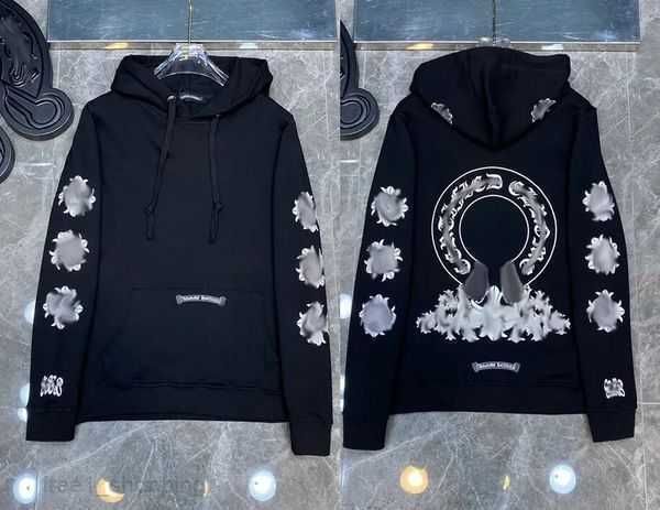 fashion luxury men's jackets designer zipper sweatshirts heart horseshoe cross print brand ch hoodies women chromes coat casual pullove, Black 
fashion luxury men's jackets designer zipper sweatshirts heart horseshoe cross print brand ch hoodies women chromes coat casual pullove, Black