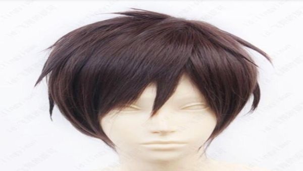 new fashion picture wig gtgt attack on titan eren jaeger short dark brown cosplay wig shi8589222, Black
new fashion picture wig gtgt attack on titan eren jaeger short dark brown cosplay wig shi8589222, Black