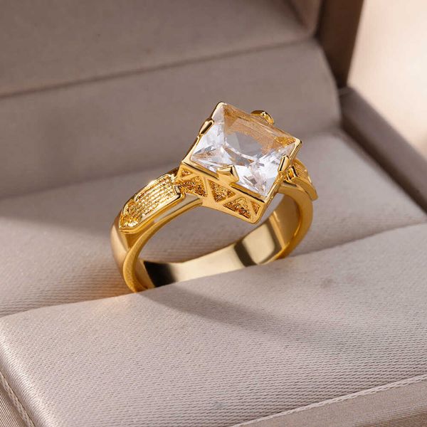 band rings square zircon stone rings for women girls luxury romantic stainless steel ring 2023 trending new couple wedding jewelry r230822, Silver
band rings square zircon stone rings for women girls luxury romantic stainless steel ring 2023 trending new couple wedding jewelry r230822, Silver
