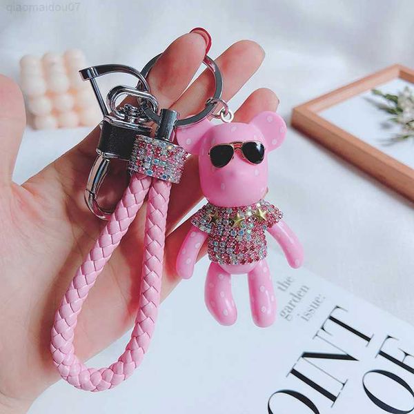 key rings 2022 bomgom rhinestone cartoon gloomy bear keychain car key chain ring holder pendant for bag charm lanyard for keys l230719, Slivery;golden
key rings 2022 bomgom rhinestone cartoon gloomy bear keychain car key chain ring holder pendant for bag charm lanyard for keys l230719, Slivery;golden