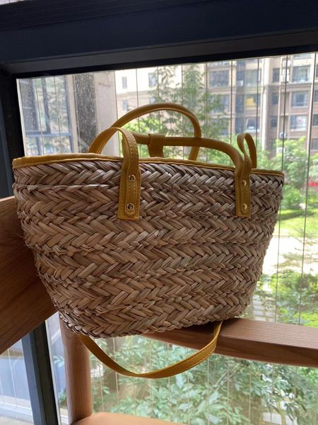 evening bags summer designer women's luxury handbag straw bag handmade beach wallet shoulder bolsa 40cm yellow pink 230718
evening bags summer designer women's luxury handbag straw bag handmade beach wallet shoulder bolsa 40cm yellow pink 230718