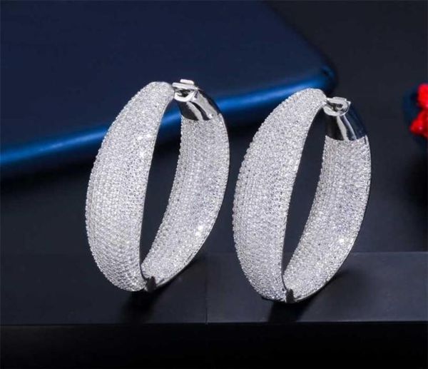cwwzircons micro pave cubic zirconia round big statement hoop earrings silver color luxury women wedding bridal jewelry cz809 21127323889, Golden
cwwzircons micro pave cubic zirconia round big statement hoop earrings silver color luxury women wedding bridal jewelry cz809 21127323889, Golden