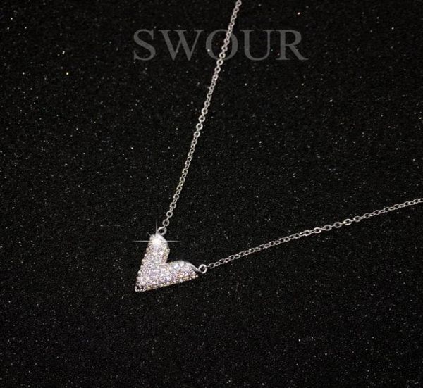 pendant necklaces swour fashion jewelry white gold color cubic zircon cz wedding gift v shape chain necklace s3138606807, Silver
pendant necklaces swour fashion jewelry white gold color cubic zircon cz wedding gift v shape chain necklace s3138606807, Silver