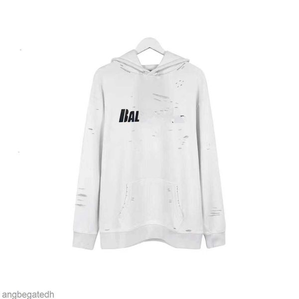 2023 new men's hooded sweater french fashion designer perforated men's and women's quality bal printed sweater jacket1vmw, Black
2023 new men's hooded sweater french fashion designer perforated men's and women's quality bal printed sweater jacket1vmw, Black