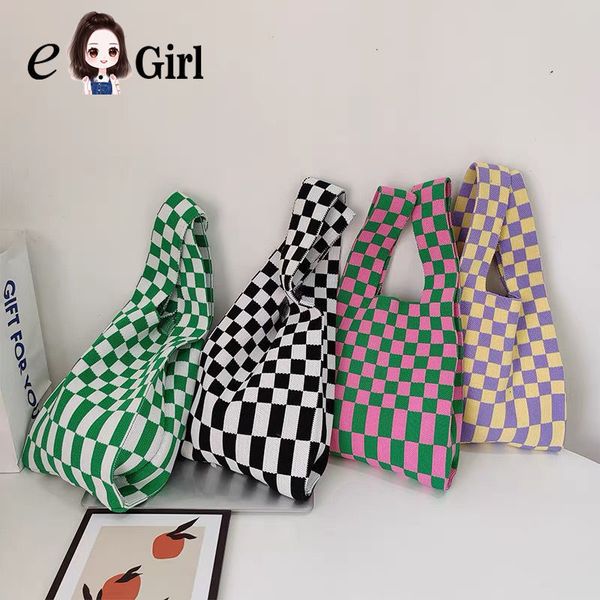 evening bags women's bag knitted vest bag women's plaid handbag black and white shopping bag handbag handbag 230718
evening bags women's bag knitted vest bag women's plaid handbag black and white shopping bag handbag handbag 230718