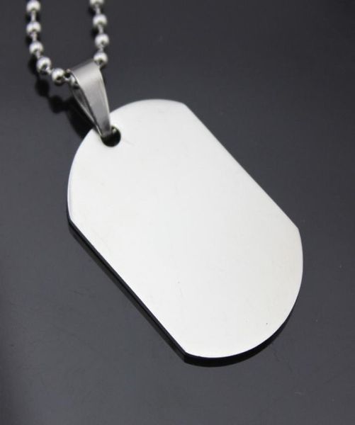 military army style silver tone polished dog tag men women stainless steel pendant bead chain necklace gift7344030
military army style silver tone polished dog tag men women stainless steel pendant bead chain necklace gift7344030