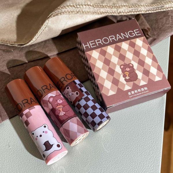lipstick lip gloss mirror water lip gloss makeup gift liquid lipstick chocolate cute bear lipstick 3 piece set lip gloss lipstick makeup lip
lipstick lip gloss mirror water lip gloss makeup gift liquid lipstick chocolate cute bear lipstick 3 piece set lip gloss lipstick makeup lip