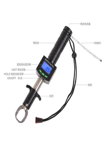 led electronic digital fish lip grabber fishing tackle 25kg55lb grip gripper pliers tool with scale weight water resistant9638639
led electronic digital fish lip grabber fishing tackle 25kg55lb grip gripper pliers tool with scale weight water resistant9638639