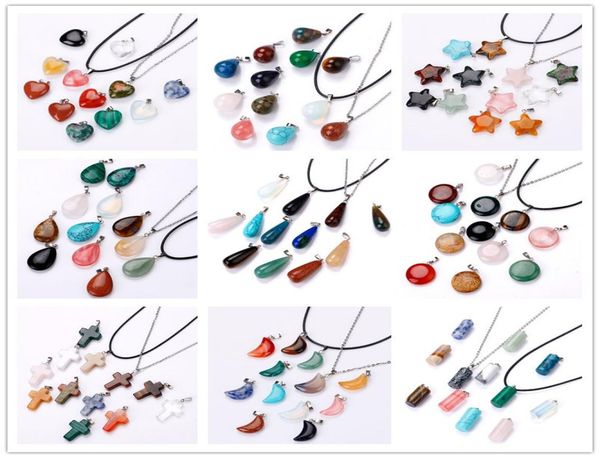 natural stone heart cross drop pendant necklace opal tiger039s eye pink quartz crystal chakra reiki healing pendulum necklaces 9652799, Silver
natural stone heart cross drop pendant necklace opal tiger039s eye pink quartz crystal chakra reiki healing pendulum necklaces 9652799, Silver