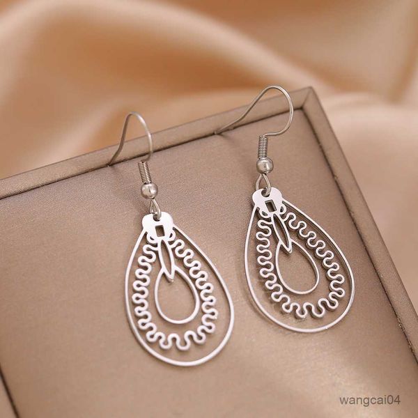 charm stainless steel earrings water drop spiral stripes pendants rustproof vintage drop earrings for women jewelry gifts r230719, Golden
charm stainless steel earrings water drop spiral stripes pendants rustproof vintage drop earrings for women jewelry gifts r230719, Golden