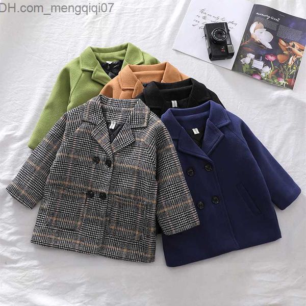 coat autumn winter baby coat solid color classic fashion keep warm windproof coat long sleeve wool coat children's clothing z230720, Blue;gray
coat autumn winter baby coat solid color classic fashion keep warm windproof coat long sleeve wool coat children's clothing z230720, Blue;gray