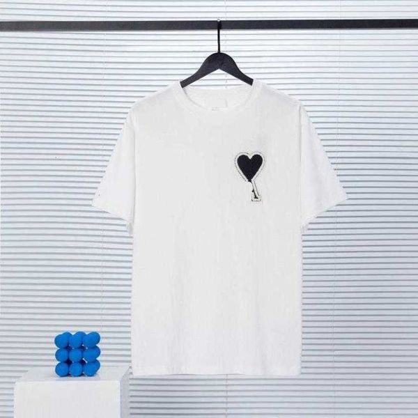 amis shirt summer casual tshirt mens t shirts embroidery womens designer pullover ami quality round neck clothes 1l0e, White;black
amis shirt summer casual tshirt mens t shirts embroidery womens designer pullover ami quality round neck clothes 1l0e, White;black
