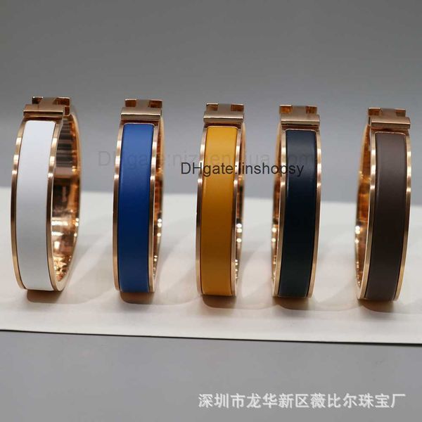 aher mas designer luxury brand enamel bracelet luxury design her max high end h men's frosted matte enamel open couple bracelet, Black
aher mas designer luxury brand enamel bracelet luxury design her max high end h men's frosted matte enamel open couple bracelet, Black