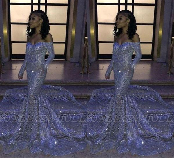 black girl silver sequins offtheshoulder mermaid prom dresses long sleeves sweep train reflective evening gowns bc3306 03281853952
black girl silver sequins offtheshoulder mermaid prom dresses long sleeves sweep train reflective evening gowns bc3306 03281853952