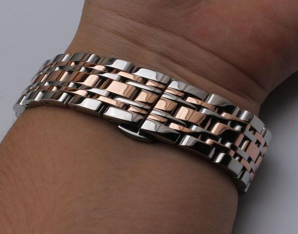 new arrival silver with rosegold watchband bracelet 14mm 16mm 18mm 20mm 22mm 24mm polished wrist band watch accesssories women038400678, Black;brown
new arrival silver with rosegold watchband bracelet 14mm 16mm 18mm 20mm 22mm 24mm polished wrist band watch accesssories women038400678, Black;brown