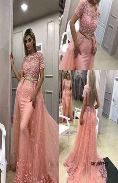 sheer neck short sleeve beaded lace appliques party gown glamorous tulle evening dresses blush mermaid prom dress with oversk4094304, Black
sheer neck short sleeve beaded lace appliques party gown glamorous tulle evening dresses blush mermaid prom dress with oversk4094304, Black