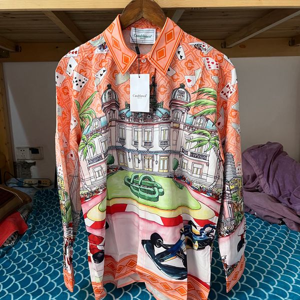 mens casual shirts holiday style casablanca racing king print long sleeve loose set 3xl hawaiian shirt 230718, White;black
mens casual shirts holiday style casablanca racing king print long sleeve loose set 3xl hawaiian shirt 230718, White;black