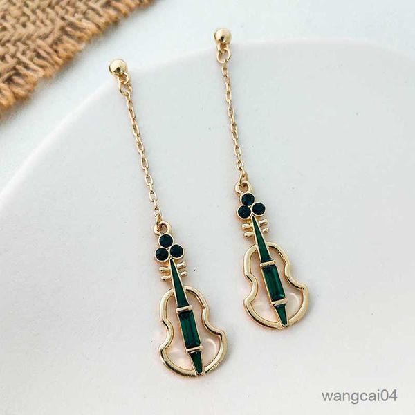 charm fashion green violin pendant earrings women new emerald earrings wedding engagement bridal party jewelry gifts r230719, Golden
charm fashion green violin pendant earrings women new emerald earrings wedding engagement bridal party jewelry gifts r230719, Golden