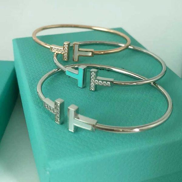 designer tiffay s925 sterling silver women's white fritillaria diamond set double t bracelet fashionable light and luxurious versatile, Golden;silver
designer tiffay s925 sterling silver women's white fritillaria diamond set double t bracelet fashionable light and luxurious versatile, Golden;silver