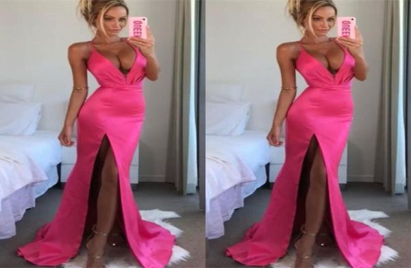 pink prom dresses mermaid deep v neck sleeveless 2019 evening dress party gowns8001843, Black
pink prom dresses mermaid deep v neck sleeveless 2019 evening dress party gowns8001843, Black
