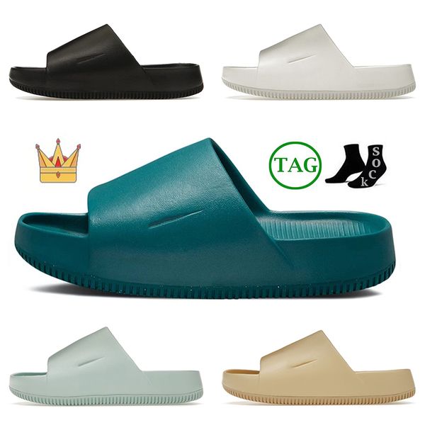 calm slides sandals designer women men slide slippers flat mules platform rubber slipper sliders shoes seasame geode teal sail white jade ic, Black
calm slides sandals designer women men slide slippers flat mules platform rubber slipper sliders shoes seasame geode teal sail white jade ic, Black
