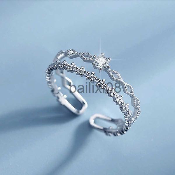 band rings retro minimalist opening rings for women double layer moon stars cross zircon adjustable finger ring girl personality jewelry j23, Silver
band rings retro minimalist opening rings for women double layer moon stars cross zircon adjustable finger ring girl personality jewelry j23, Silver