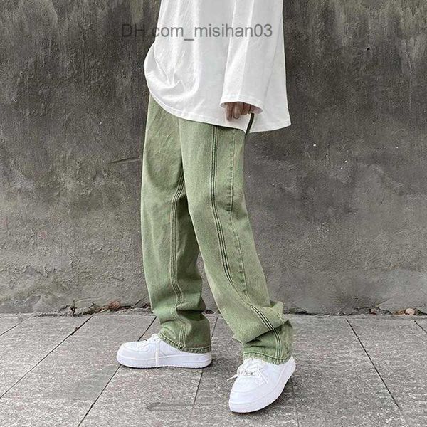 men's jeans men's jeans soft for men pants loose baggy denim relaxed fit simple japanese style hommes z230719, Blue
men's jeans men's jeans soft for men pants loose baggy denim relaxed fit simple japanese style hommes z230719, Blue