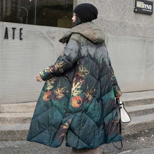 women's down parkas 90% white duck down long jackets woman thick warm hooded down overcoats 2023 fashion autumn winter loose casual pri, Black
women's down parkas 90% white duck down long jackets woman thick warm hooded down overcoats 2023 fashion autumn winter loose casual pri, Black