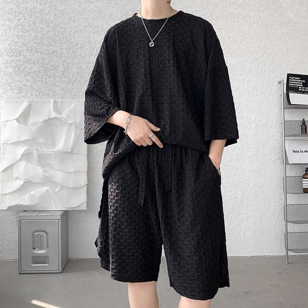 mens tracksuits summer 2 piece bag shorts loose elastic solid oneck tshirt and fashion oversized clothing 230718, Gray
mens tracksuits summer 2 piece bag shorts loose elastic solid oneck tshirt and fashion oversized clothing 230718, Gray