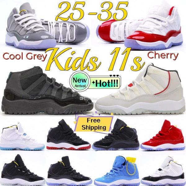 designer kids sneakers cherry 11 boys 11s basketball shoes children youth toddlers cool grey trainers girls playoffs bred win like 96 legend, Black
designer kids sneakers cherry 11 boys 11s basketball shoes children youth toddlers cool grey trainers girls playoffs bred win like 96 legend, Black