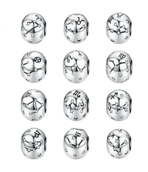 925 sterling silver beads for bracelets necklaces making zodiac signs european style diy beaded bracelet jewelry accessories2433372, Black
925 sterling silver beads for bracelets necklaces making zodiac signs european style diy beaded bracelet jewelry accessories2433372, Black