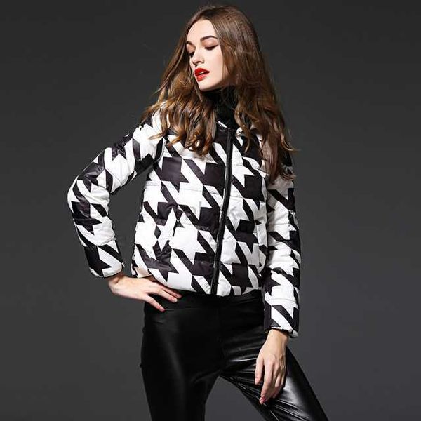 women's down parkas 90% duck down coat fashion brand houndstooth pattern hooded down jacket women winter great quality warm down coat w, Black
women's down parkas 90% duck down coat fashion brand houndstooth pattern hooded down jacket women winter great quality warm down coat w, Black