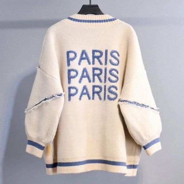 weater loose fashion long cardigan letter printed women knitted thicken plus size korean english alphabet coat e6vo#, White;black
weater loose fashion long cardigan letter printed women knitted thicken plus size korean english alphabet coat e6vo#, White;black