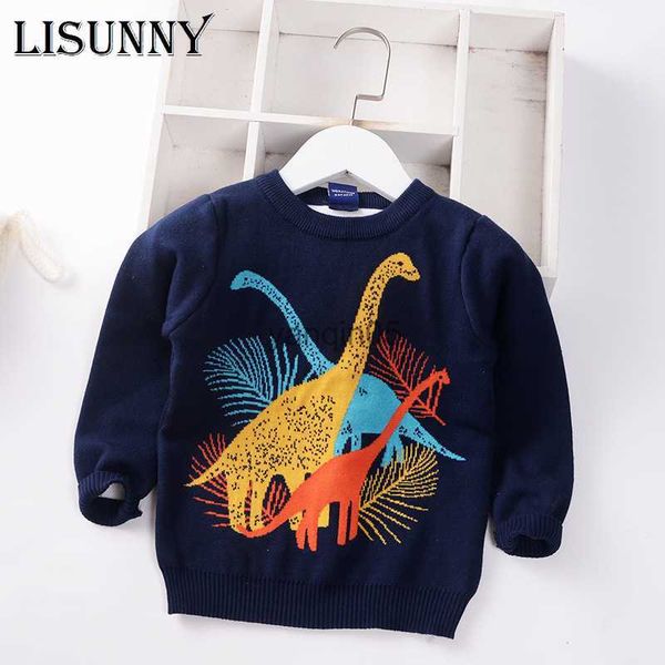 pullover 2023 boys sweater 2t-7t autumn winter baby jumper cartoon dinosaur knitted coat children sweater toddler pullover kids clothes hkd2, Blue
pullover 2023 boys sweater 2t-7t autumn winter baby jumper cartoon dinosaur knitted coat children sweater toddler pullover kids clothes hkd2, Blue