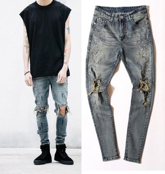 2936 men designer clothes denim jumpsuit jean pants korean rock splashink stretch moto distressed ripped skinny men hole jeans9484306, Blue
2936 men designer clothes denim jumpsuit jean pants korean rock splashink stretch moto distressed ripped skinny men hole jeans9484306, Blue
